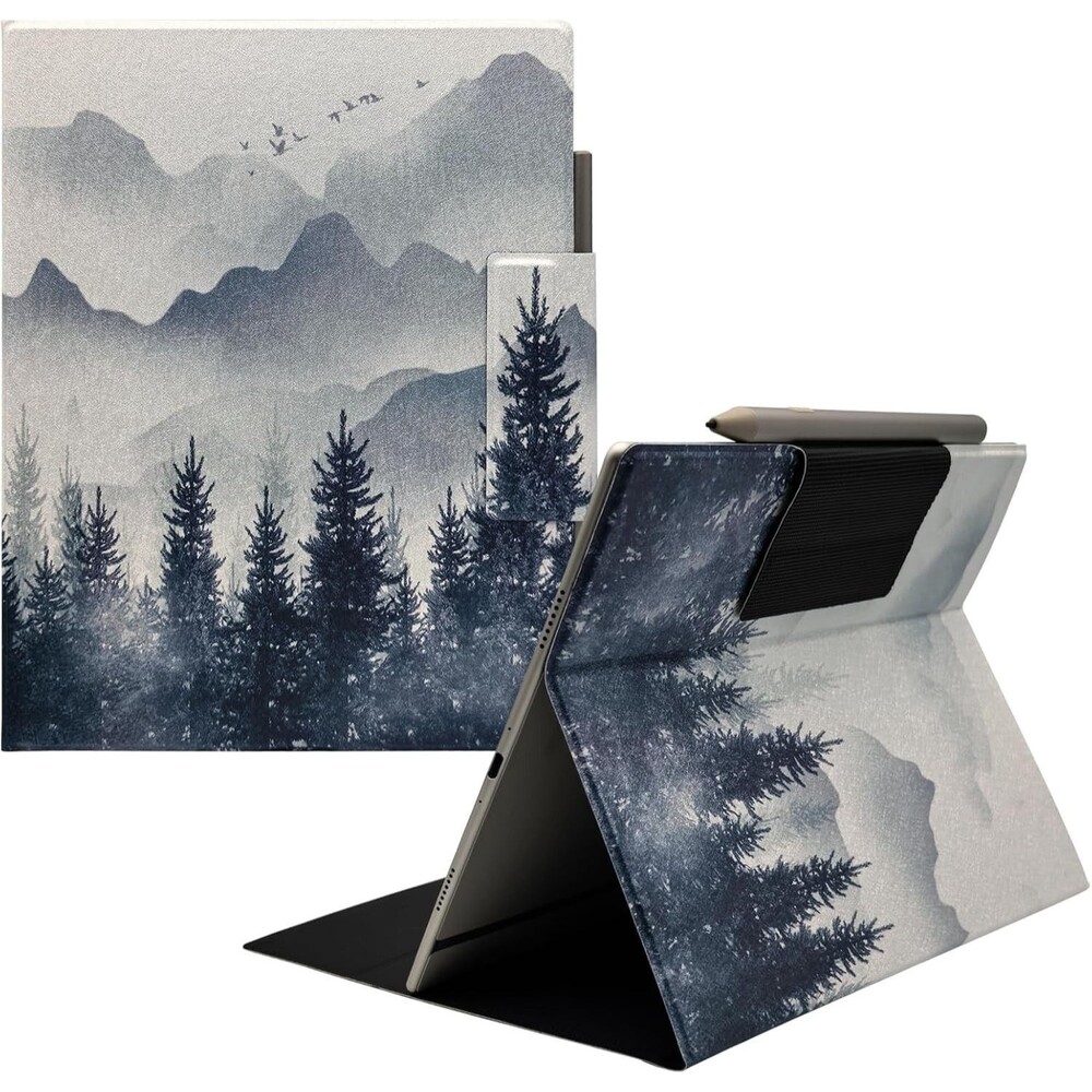 Case for Onyx Boox Go 10.3 Gen II Magnetic Stand Folio Cover Forest Mountains